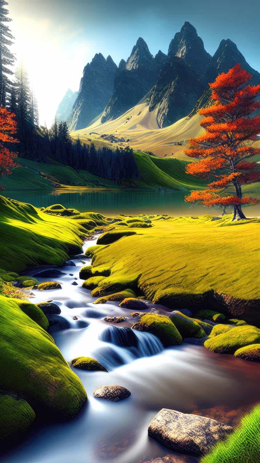 Nature Scenery Ai Art iPhone Wallpaper HD