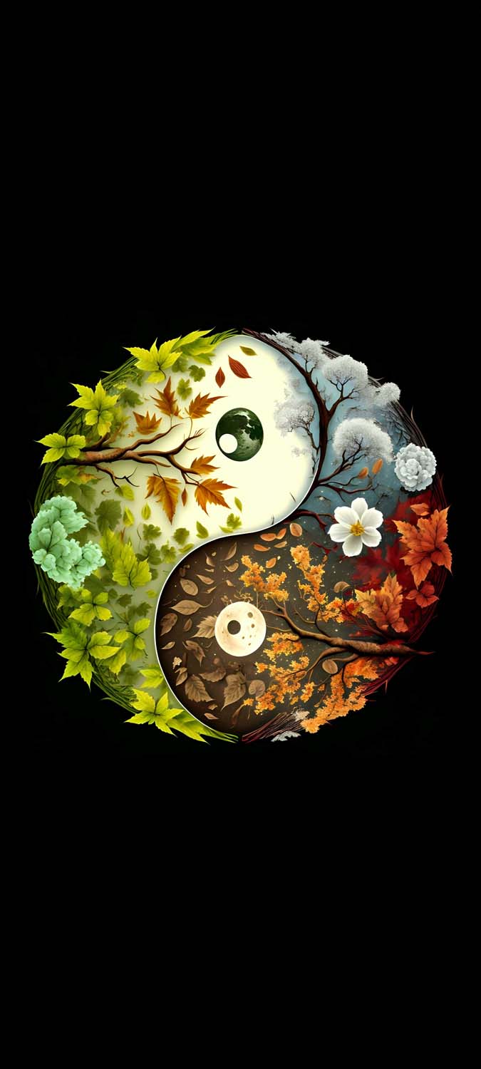 Nature Yin Yang iPhone Wallpaper HD - iPhone Wallpapers