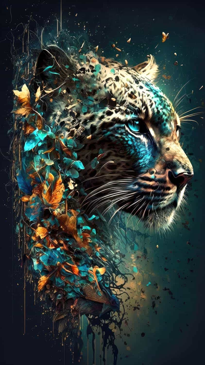 Panther Ai Art iPhone Wallpaper HD