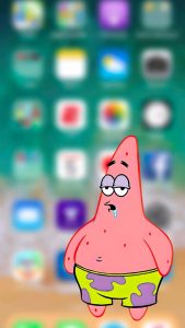 Patrick Star iPhone Wallpaper HD