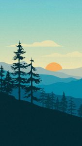 Peeping Sunlight iPhone Wallpaper HD