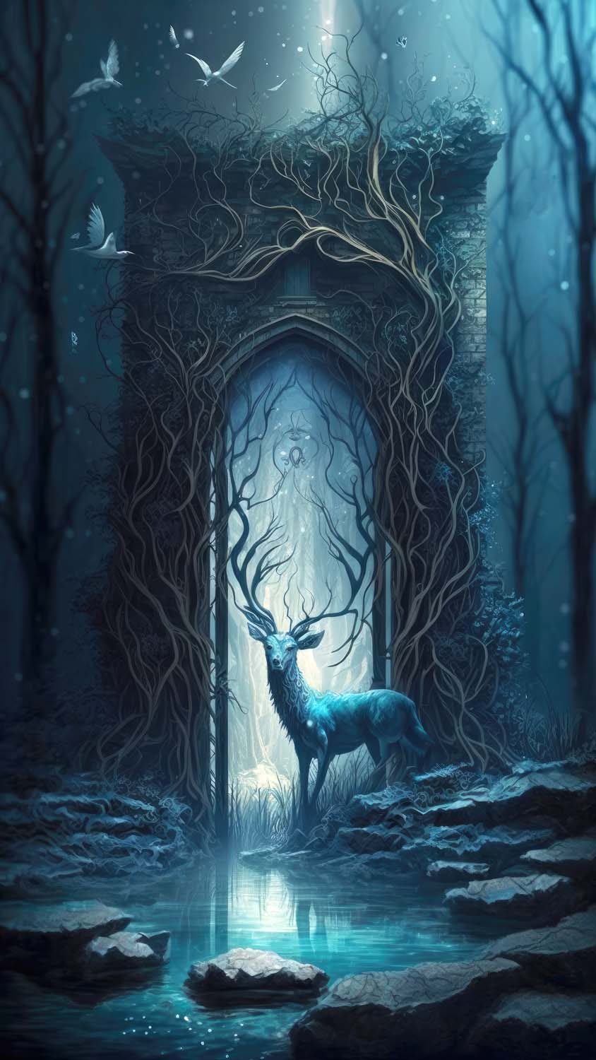 Portal to Magical World iPhone Wallpaper HD