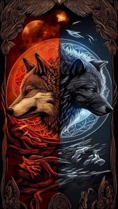 Power of Wolf iPhone Wallpaper HD