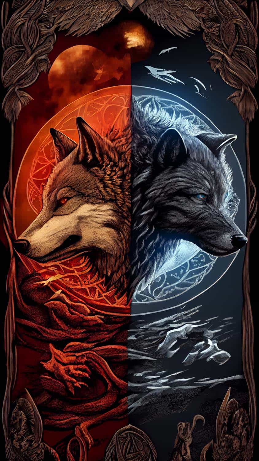 Power of Wolf iPhone Wallpaper HD