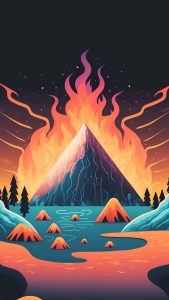 Pyromania iPhone Wallpaper HD