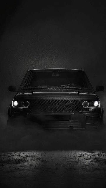 Range Rover All Black iPhone Wallpaper HD