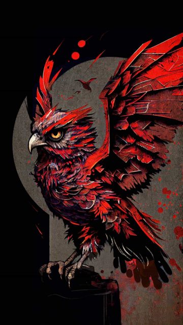 Red Eagle iPhone Wallpaper HD