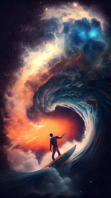 Sea Surfing iPhone Wallpaper HD
