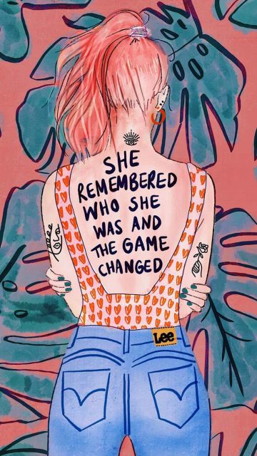 She Remembered Who She Was iPhone Wallpaper HD