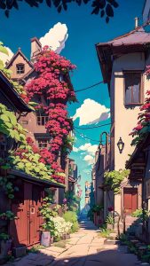 Street in Japan iPhone Wallpaper HD 1
