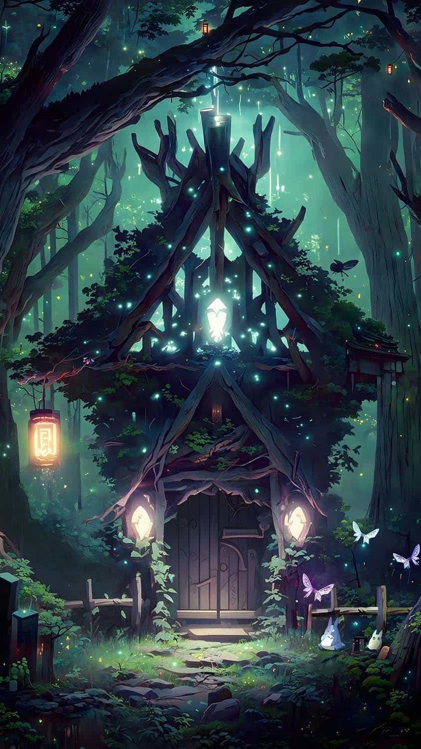 The Magical House iPhone Wallpaper HD