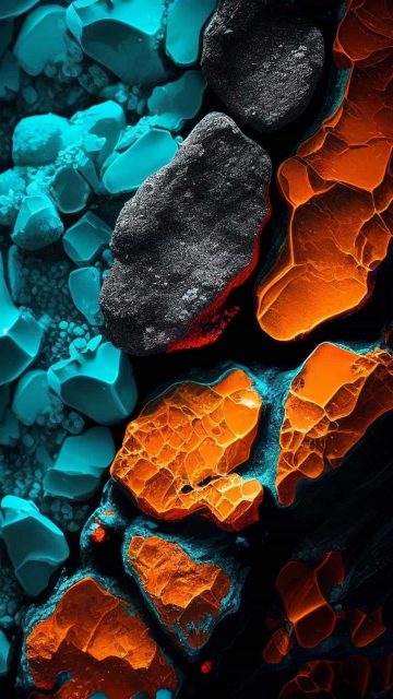 Volcano Stones iPhone Wallpaper HD