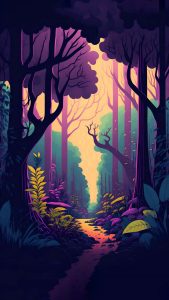 Walkway Haze iPhone Wallpaper HD