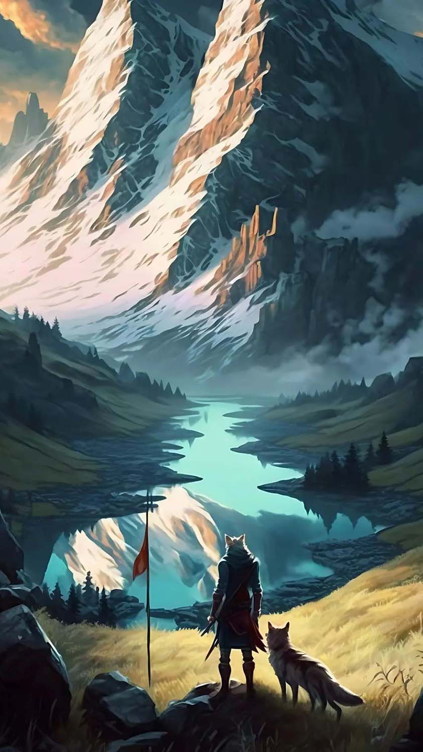 Wolf Valley iPhone Wallpaper HD