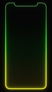 iPhone 13 Pro Max Hex Neon Border Wallpaper iPhone 13 Pro Max Hex Neon Border Wallpaper