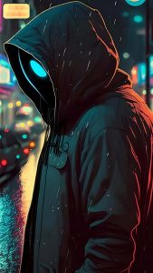 Anonymous Hoodie Guy iPhone Wallpaper HD