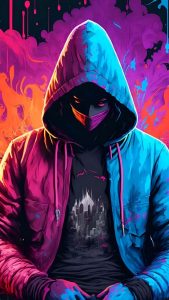 Anonymous Hoodie Urban Guy iPhone Wallpaper HD
