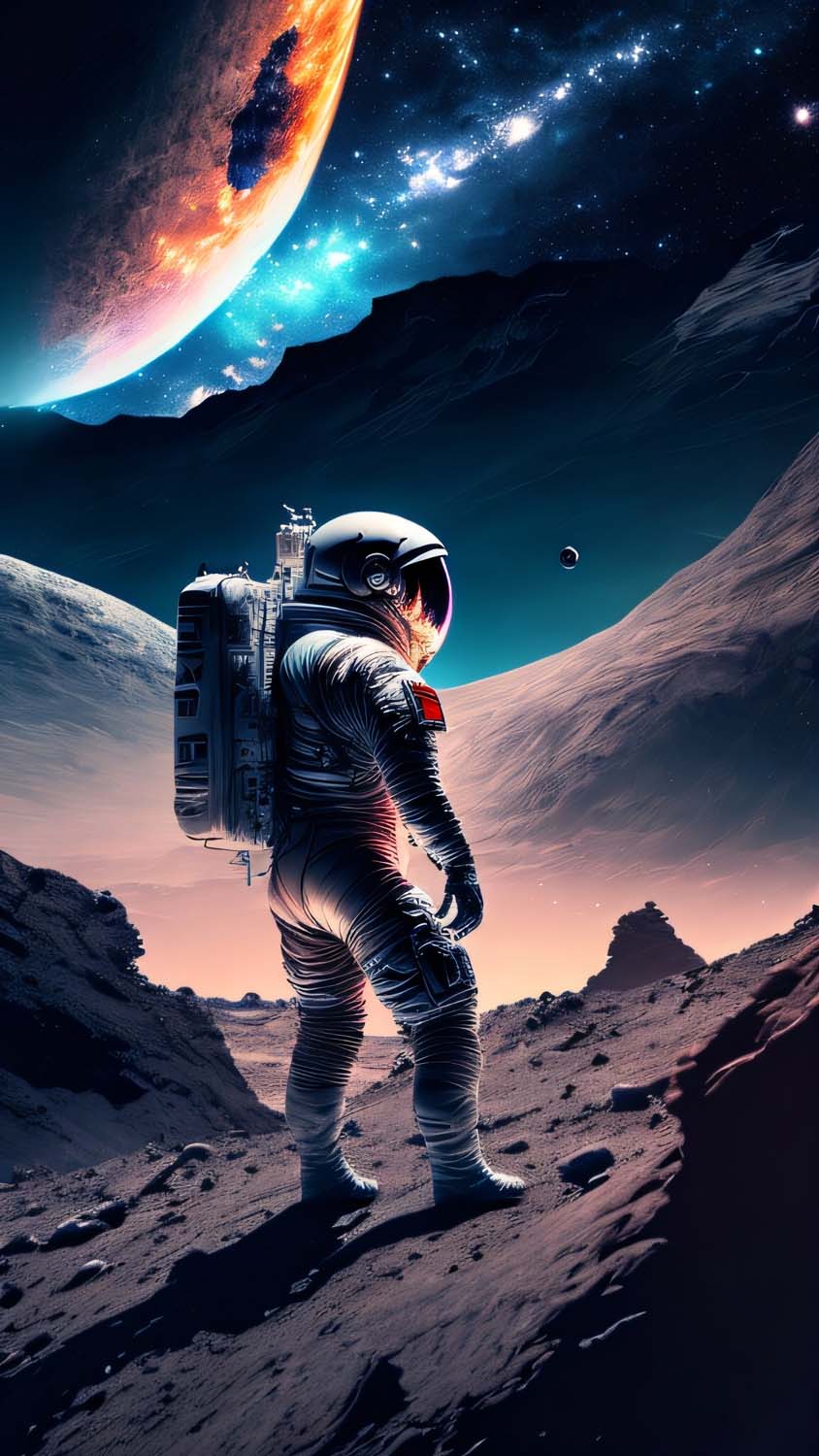Astro Mars iPhone Wallpaper HD