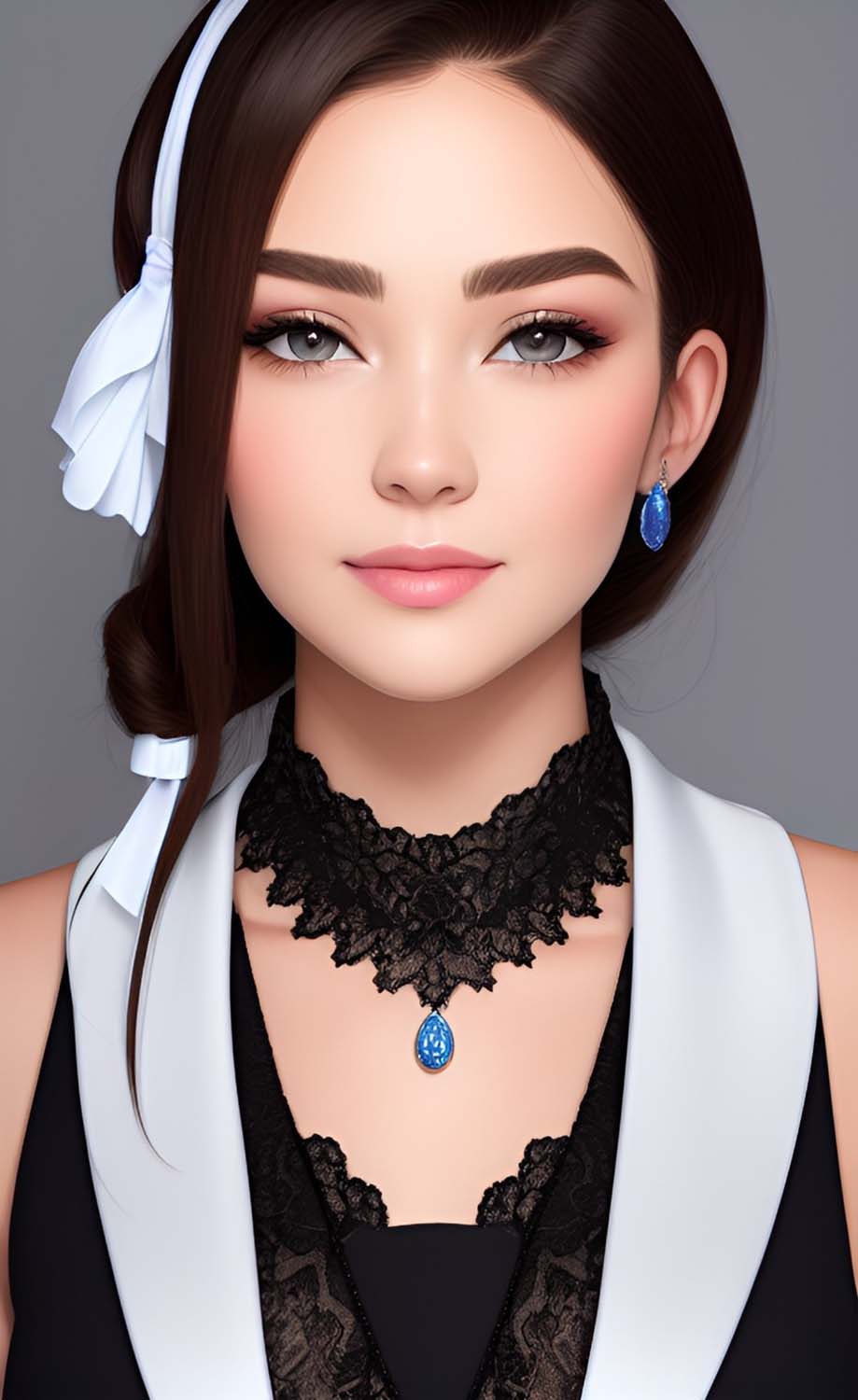Beautiful Asian Girl Portrait iPhone Wallpaper HD