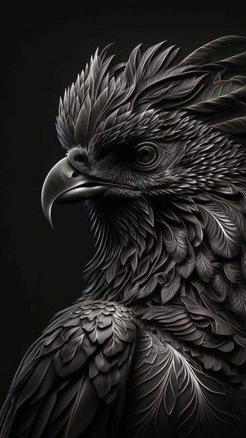 Black Eagle iPhone Wallpaper HD