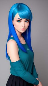 Blue Eyes Girl iPhone Wallpaper HD