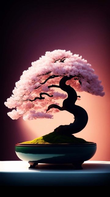 Bonsai Tree 4K iPhone Wallpaper HD