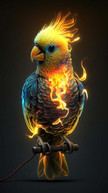 Cockatiel Parrot iPhone Wallpaper HD