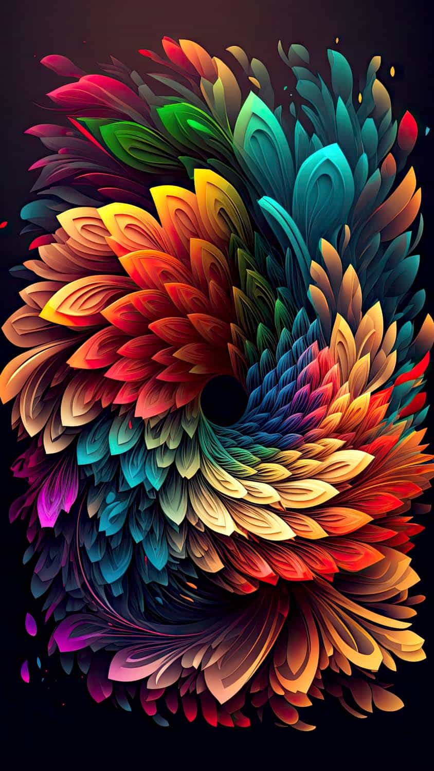 Colourful Design iPhone Wallpaper HD