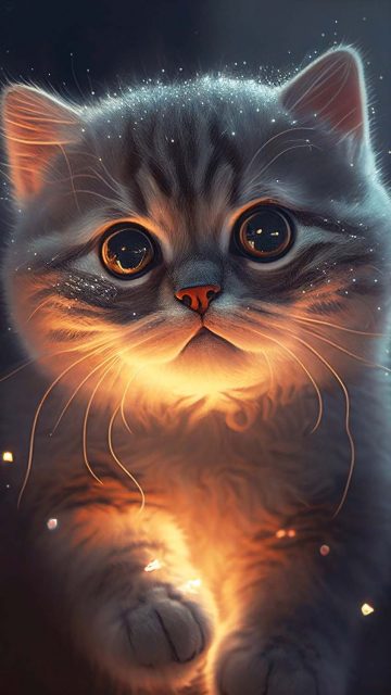 Cute Cat iPhone Wallpaper HD