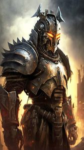 Cyborg Warrior iPhone Wallpaper HD