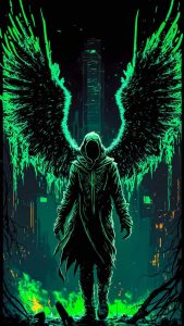 Dark Angel iPhone Wallpaper HD