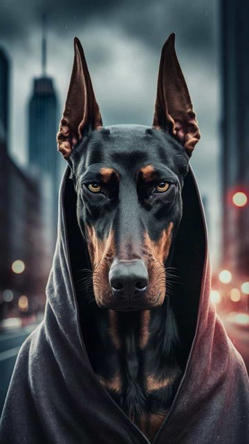 Doberman Dog iPhone Wallpaper HD