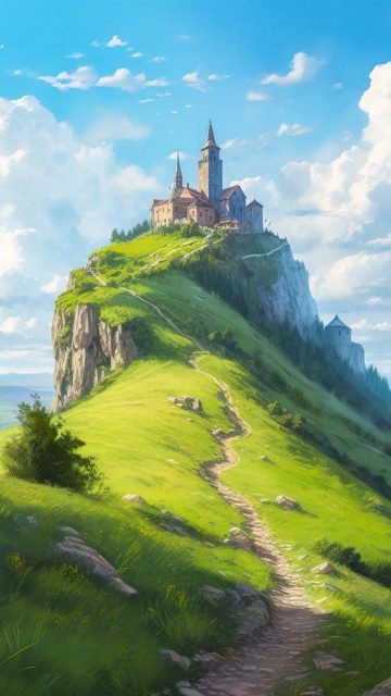 Dream Castle iPhone Wallpaper HD
