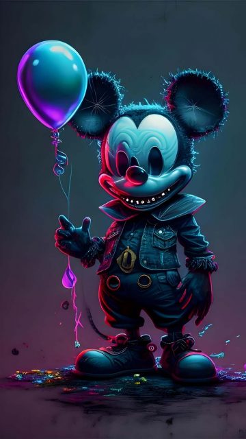 Evil Mickey iPhone Wallpaper HD
