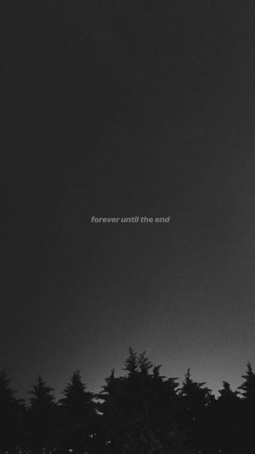 Forever Until The End iPhone Wallpaper HD