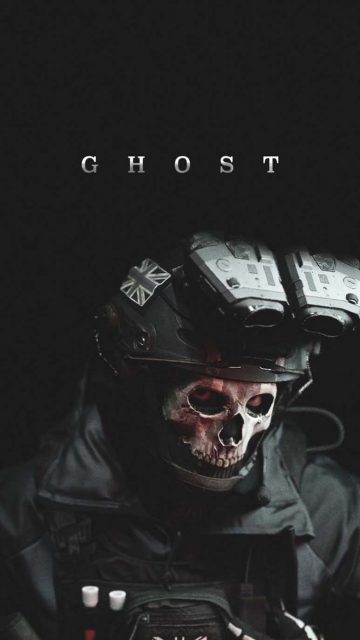 Ghost COD MW iPhone Wallpaper HD