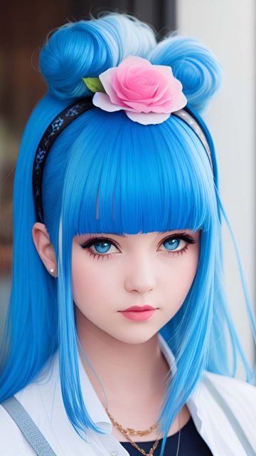 Girl Hairstyle iPhone Wallpaper HD