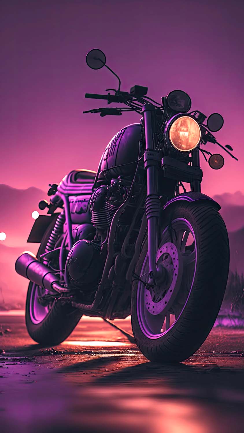 Harley Motorcycle Ai iPhone Wallpaper HD