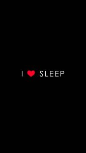 I Love Sleep iPhone Wallpaper HD
