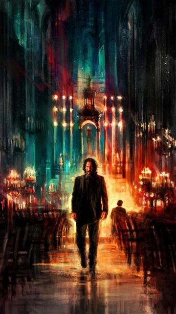 John wick chapter 4 poster art iPhone Wallpaper HD