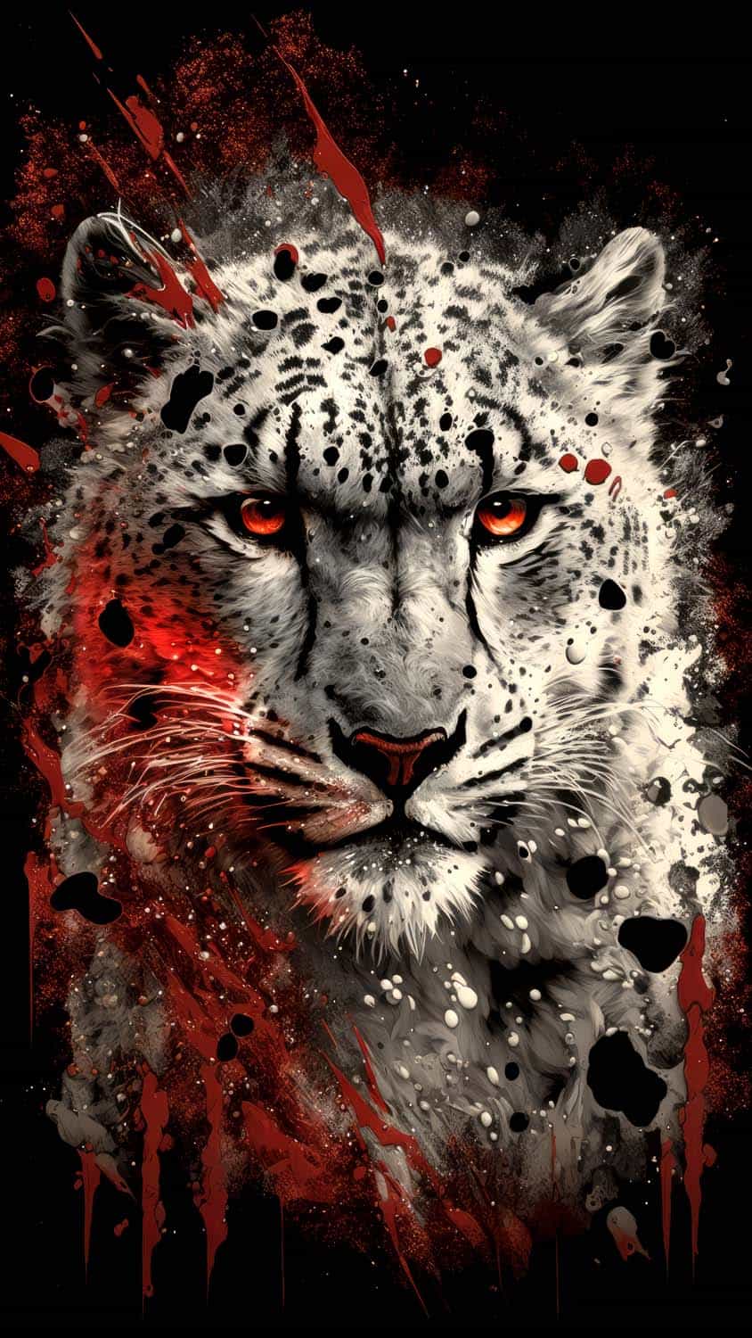 Leopard Art iPhone Wallpaper HD