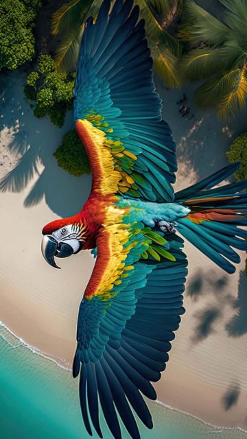 Macaw Parrot iPhone Wallpaper HD