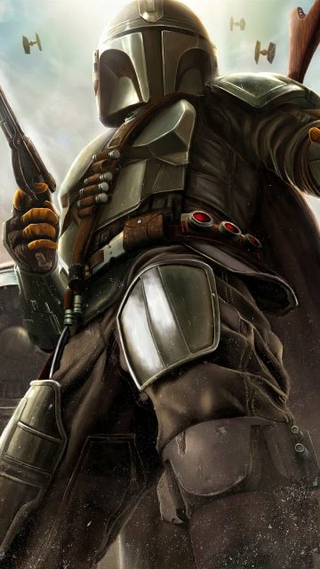 Mandalorain from Star Wars iPhone Wallpaper HD