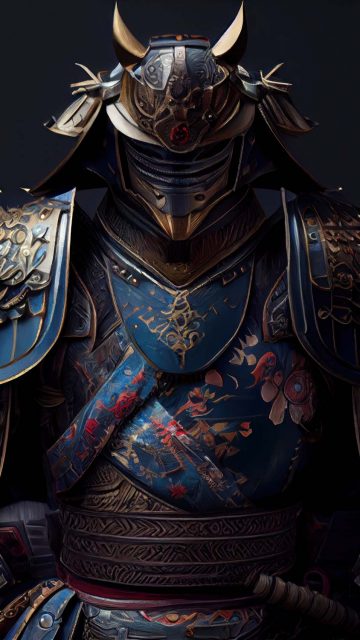 Samurai Body Armour iPhone Wallpaper HD