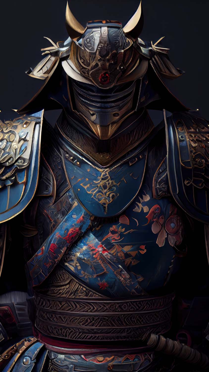 Samurai Body Armour iPhone Wallpaper HD