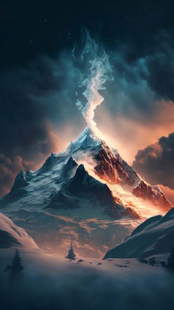 Soul of Mountain iPhone Wallpaper HD