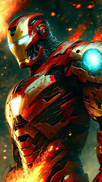 The Iron Man Armor iPhone Wallpaper HD