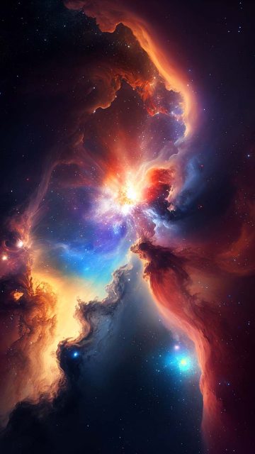 The Nebula iPhone Wallpaper HD