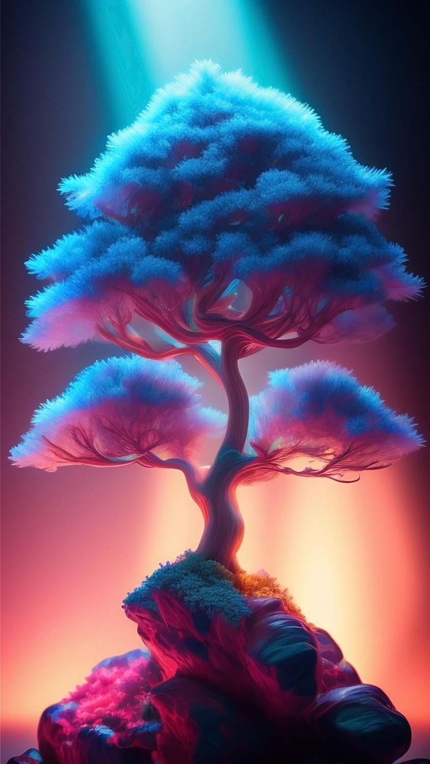 Tree Ai iPhone Wallpaper HD
