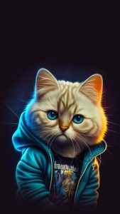 Urban Cat iPhone Wallpaper HD